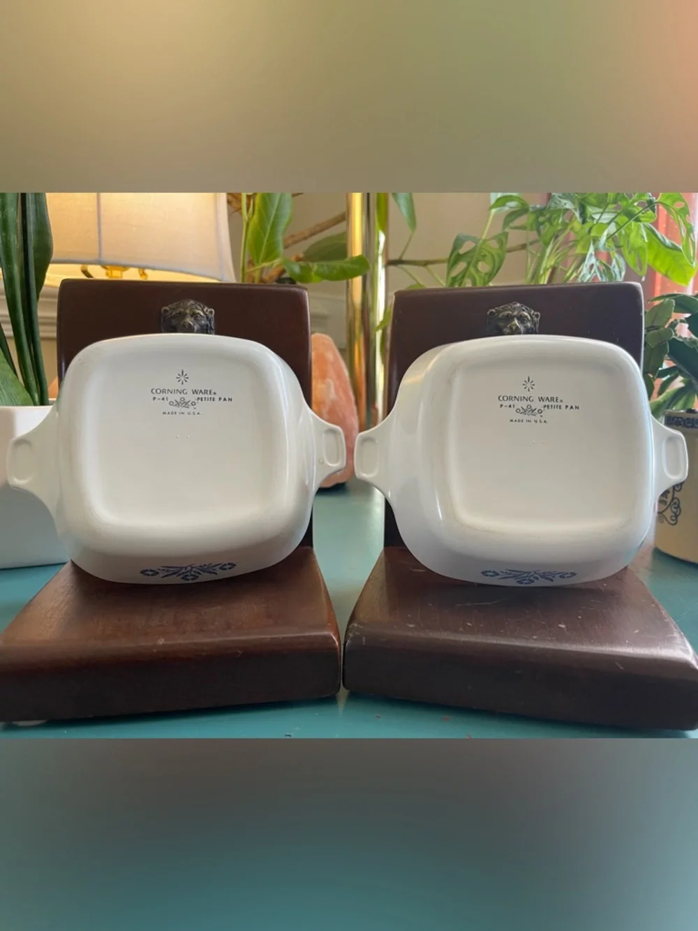 Vintage Corning Ware Blue Cornflower P-41 Petite Pan - Set of 2, No Lids